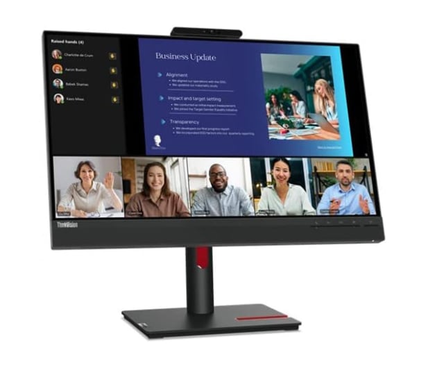 LENOVO 23.8'' 63D8MAT3EU Czarny - 1191355 - zdjęcie 3